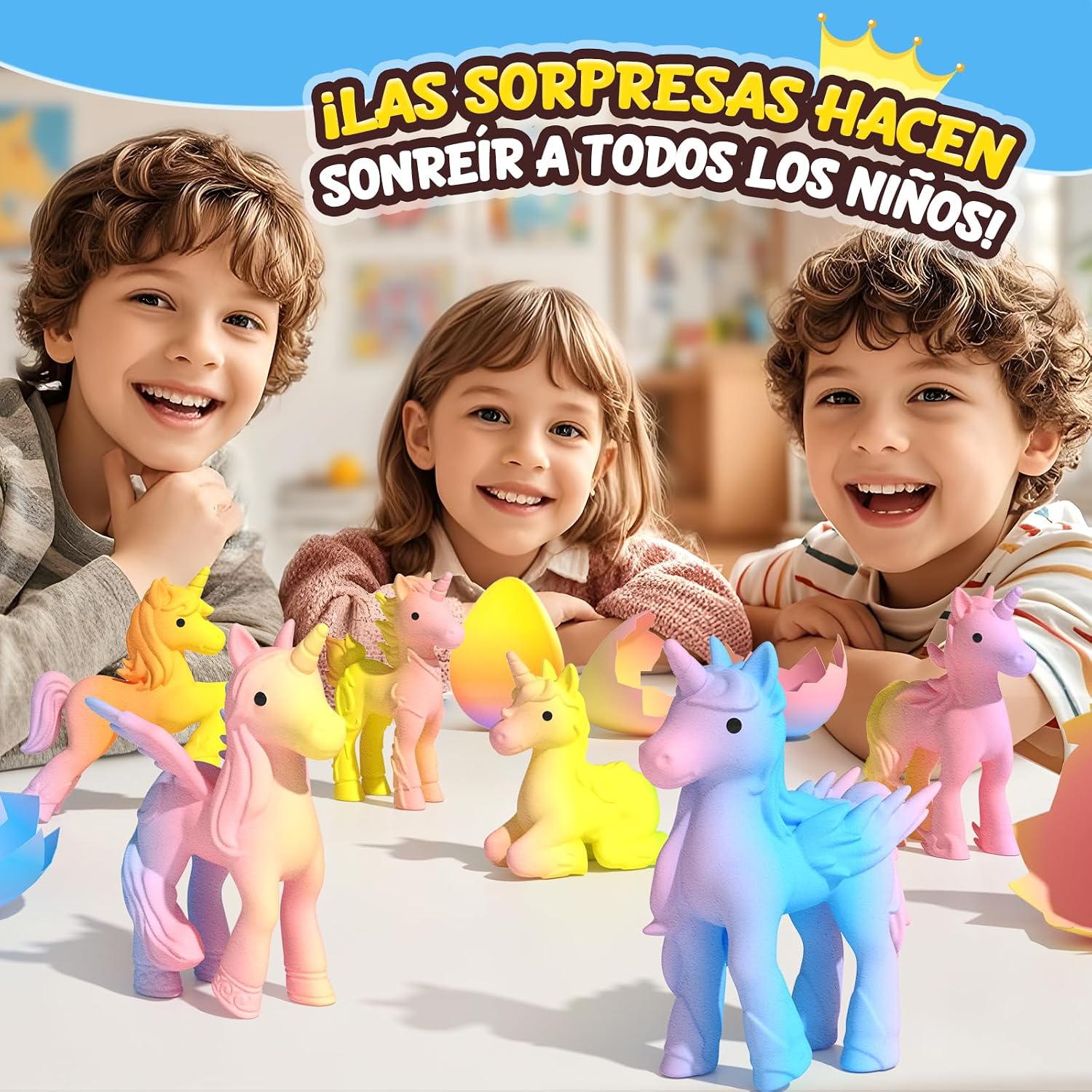Thumbnail 5 de Unicorn Hatching Rainbow Eggs for Kids 6 Pack 🧩