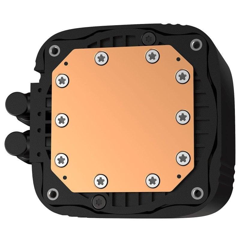 Detalle 2 de DeepCool LS720S Zero Dark: Kit AIO 360mm Negro para CPU Intel/AMD
