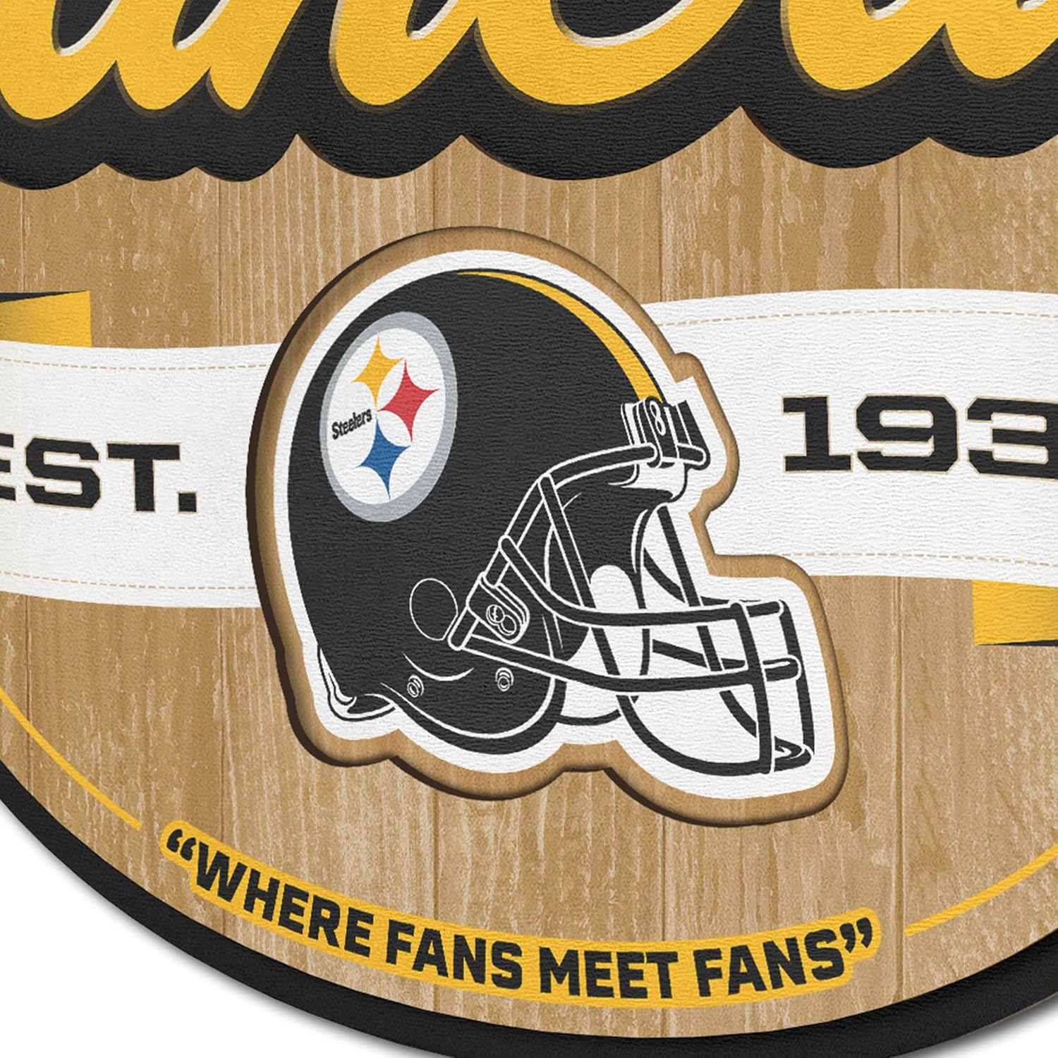 Detalle 2 de YouTheFan NFL Fan Cave Sign 🪧