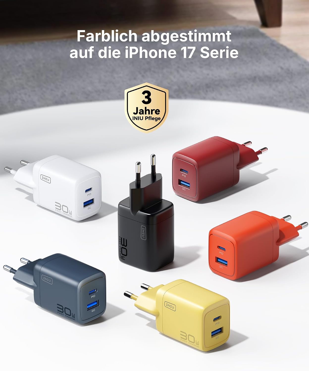 Thumbnail 6 de INIU 30W USB-C Ladegerät 2-Port mit GaN PD, Reiseadapter