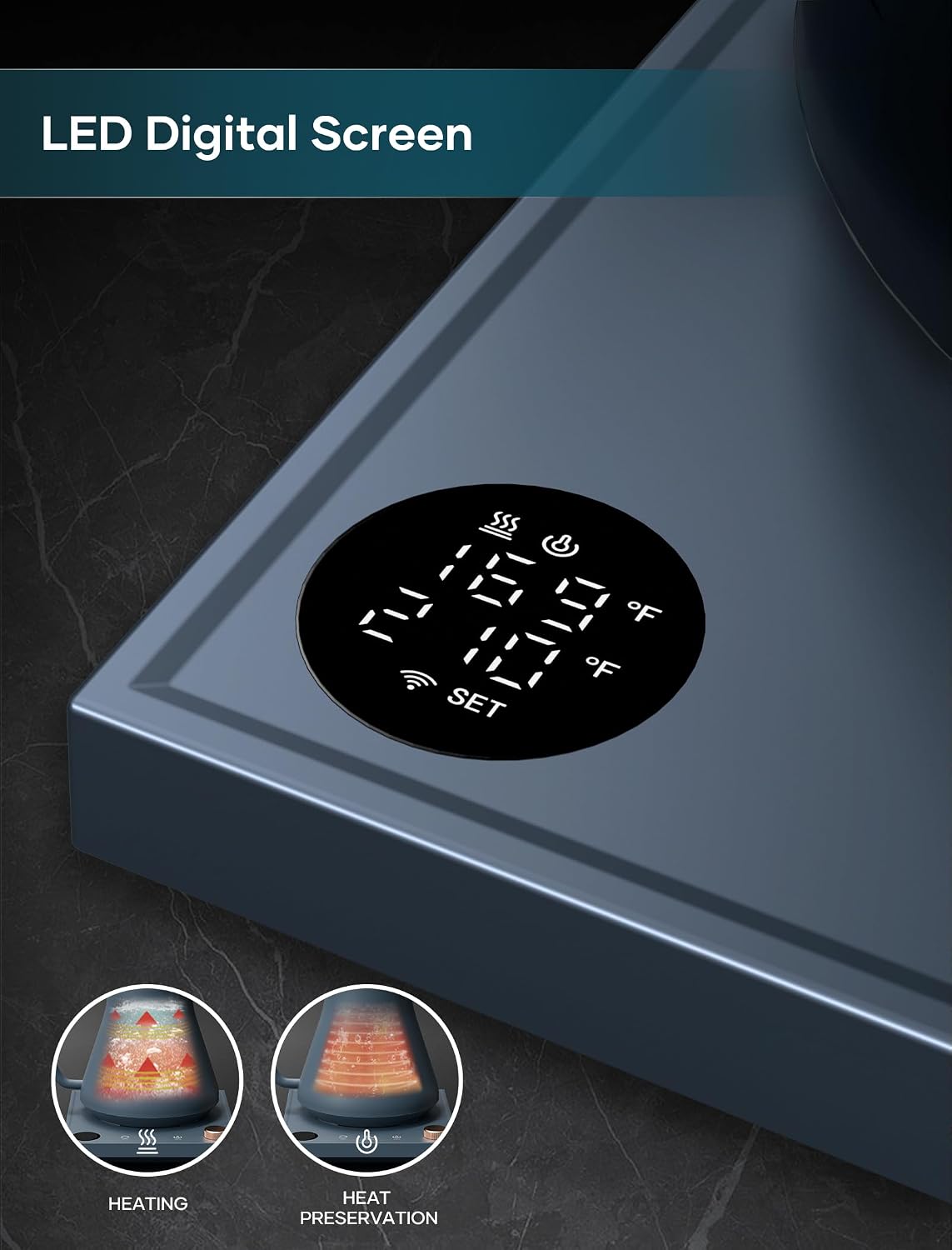 Detalle 2 de intasting CEK-204 Gooseneck Electric Kettle, 0.9 L, ±1°F Temperature Control