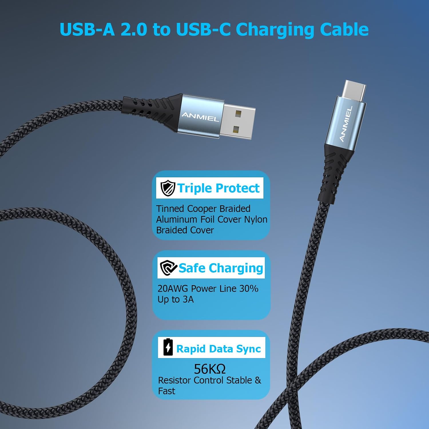 Thumbnail 4 de USB Type-C 5M fast charging cable