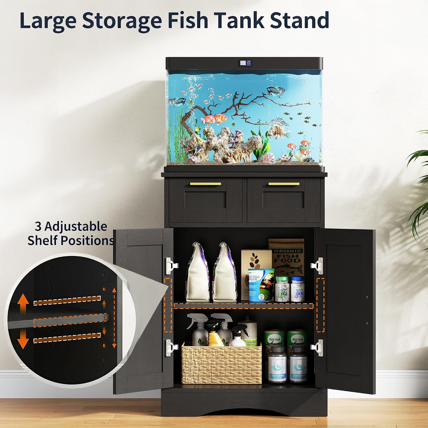 Detalle de Terroute Aquarium Stand, 5–10 Gallon