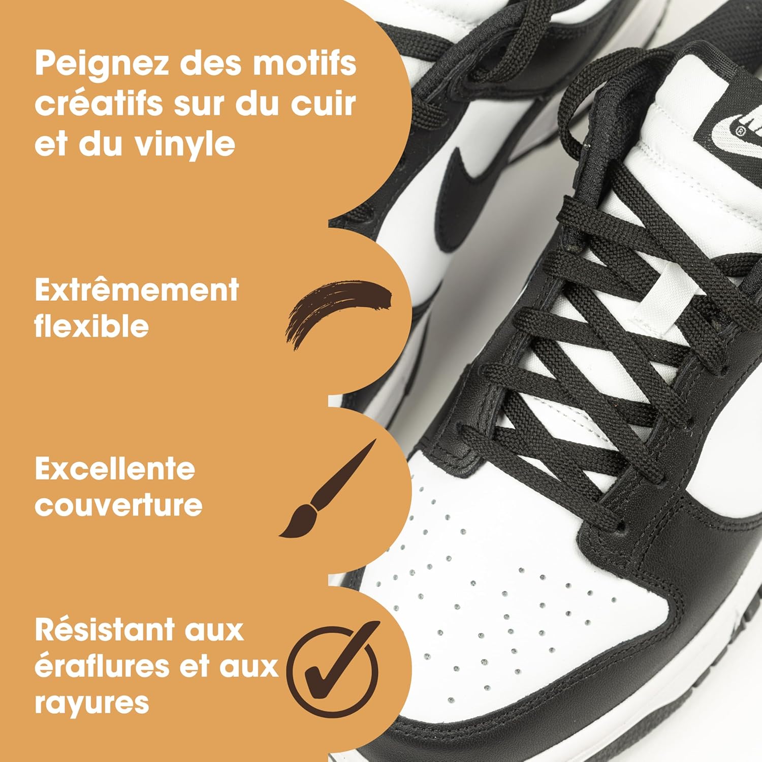 Detalle 2 de Furniture Clinic Peinture cuir Marron 50 ml