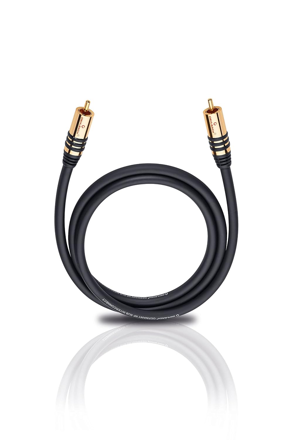 Detalle 2 de Oehlbach NF Sub – kabel RCA do subwoofera, 8 m, OFC, podwójne ekranowanie