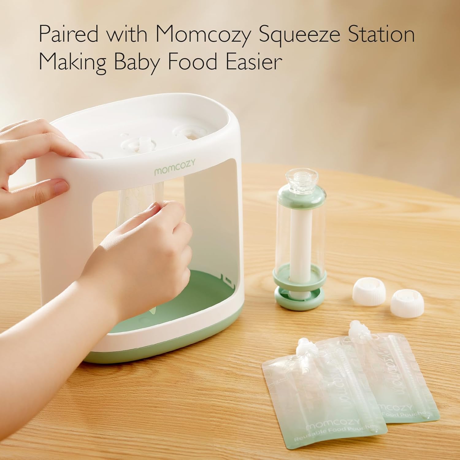 Thumbnail 3 de momcozy Reusable Baby Food Pouches for Toddlers (BPA-free) – Refillable squeeze pouches, 10 packs, 3.4–4oz