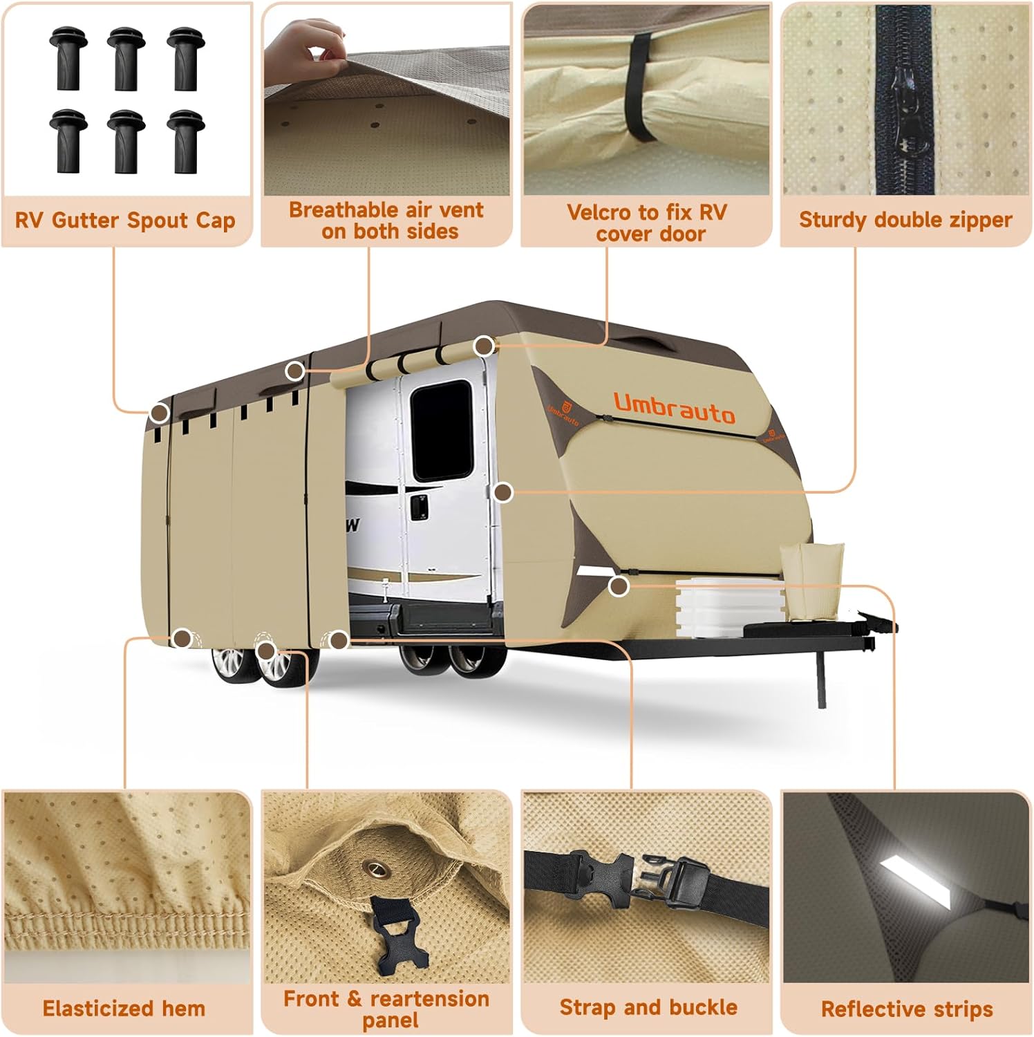 Thumbnail 2 de Umbrauto Travel Trailer RV Cover 30'–33'