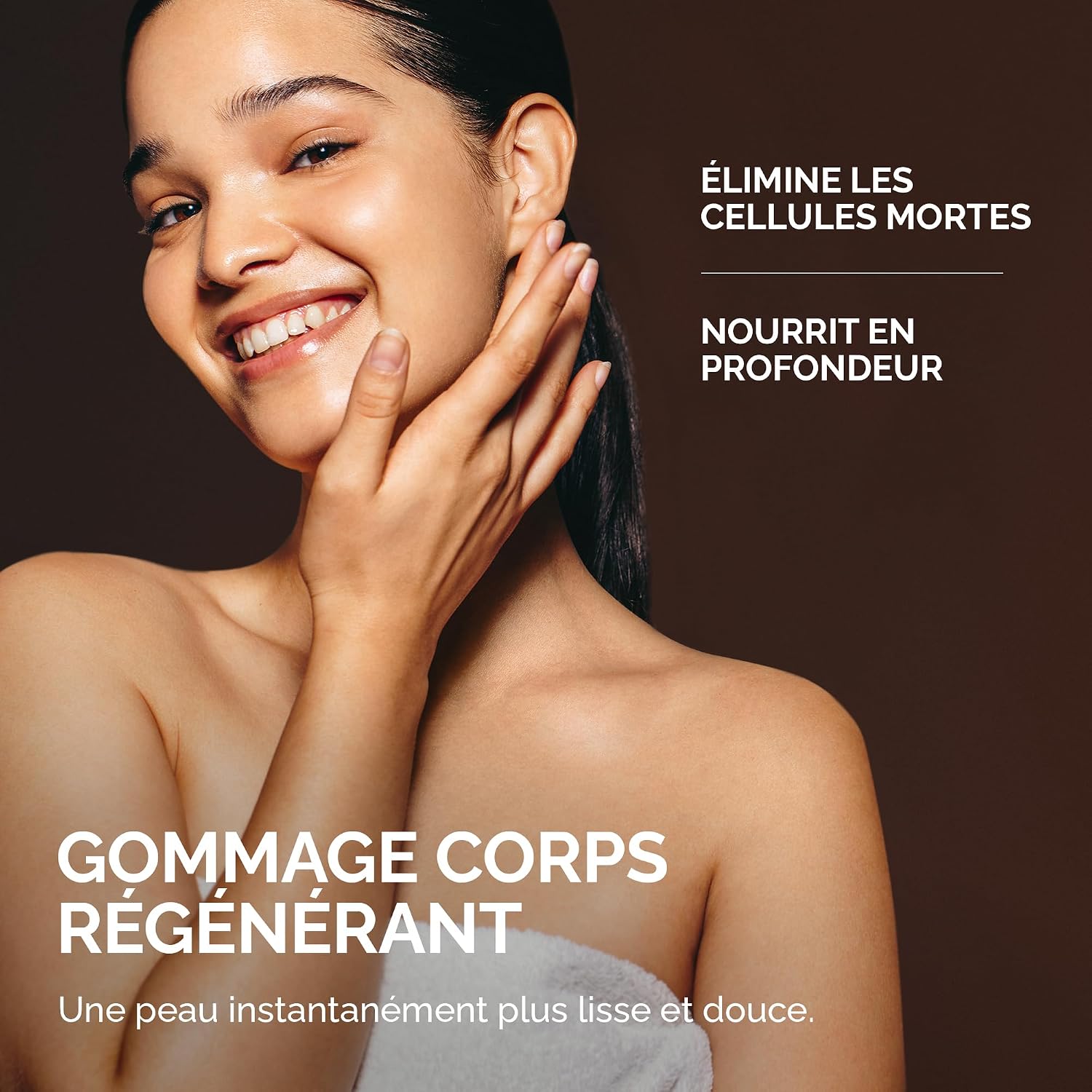 Detalle de PraNaturals Gommage au Sel de la mer Morte avec Pêche & Miel 500 g – Hydratant & Nourrissant