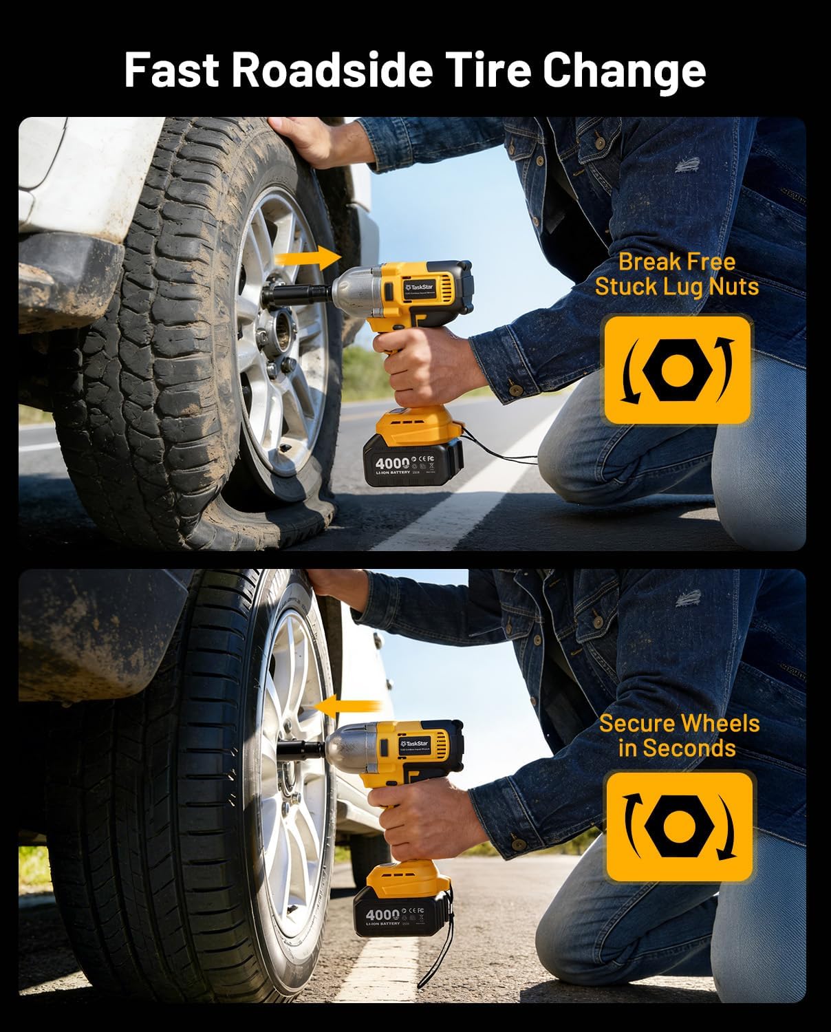 Thumbnail 6 de TaskStar 1/2 Impact Wrench 1200 N·m 🔧