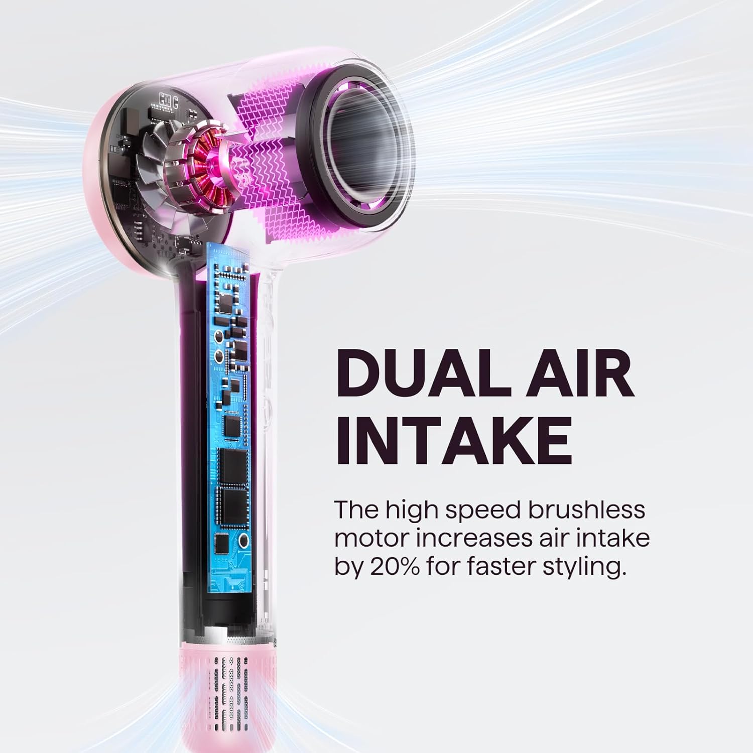 Detalle 2 de Wavytalk Turblow Pro 110,000 RPM Hair Dryer 💇♀