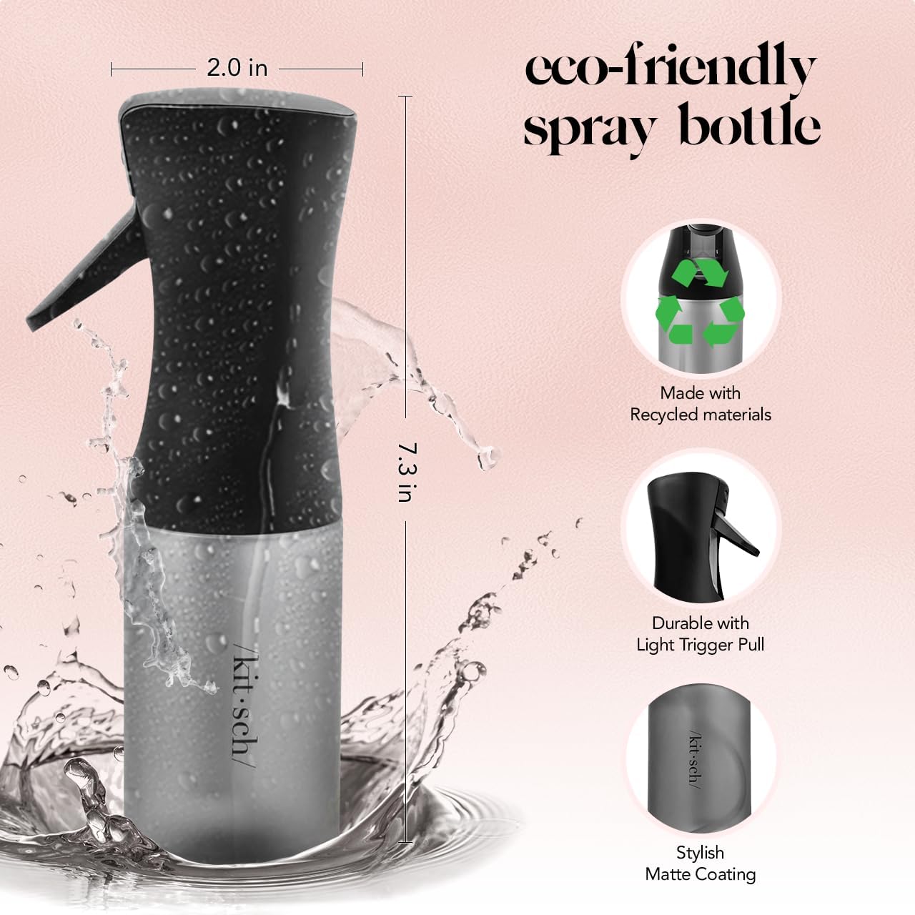 Thumbnail 1 de Kitsch Continuous Spray Bottle 150ml — hair mister 💇♀