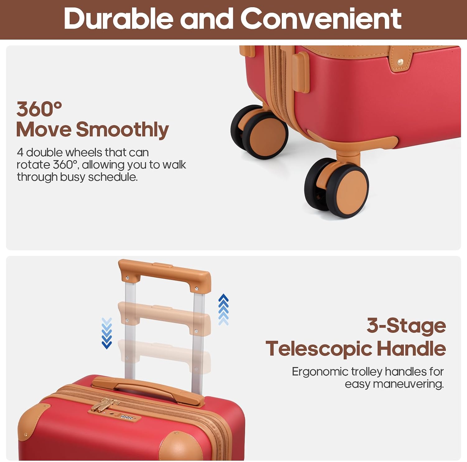 Detalle de 20-Inch Carry-On Luggage Set