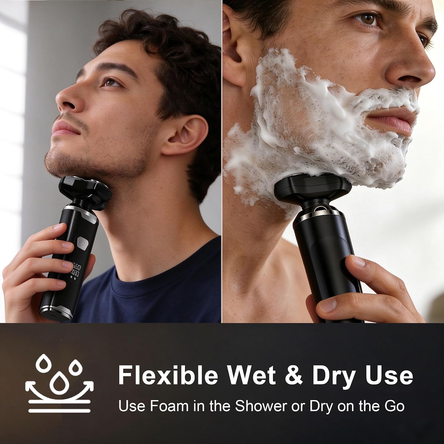 Thumbnail 6 de OIAMTO FK-399-TitBNK 3-in-1 Waterproof Electric Shaver with 4D Floating Head