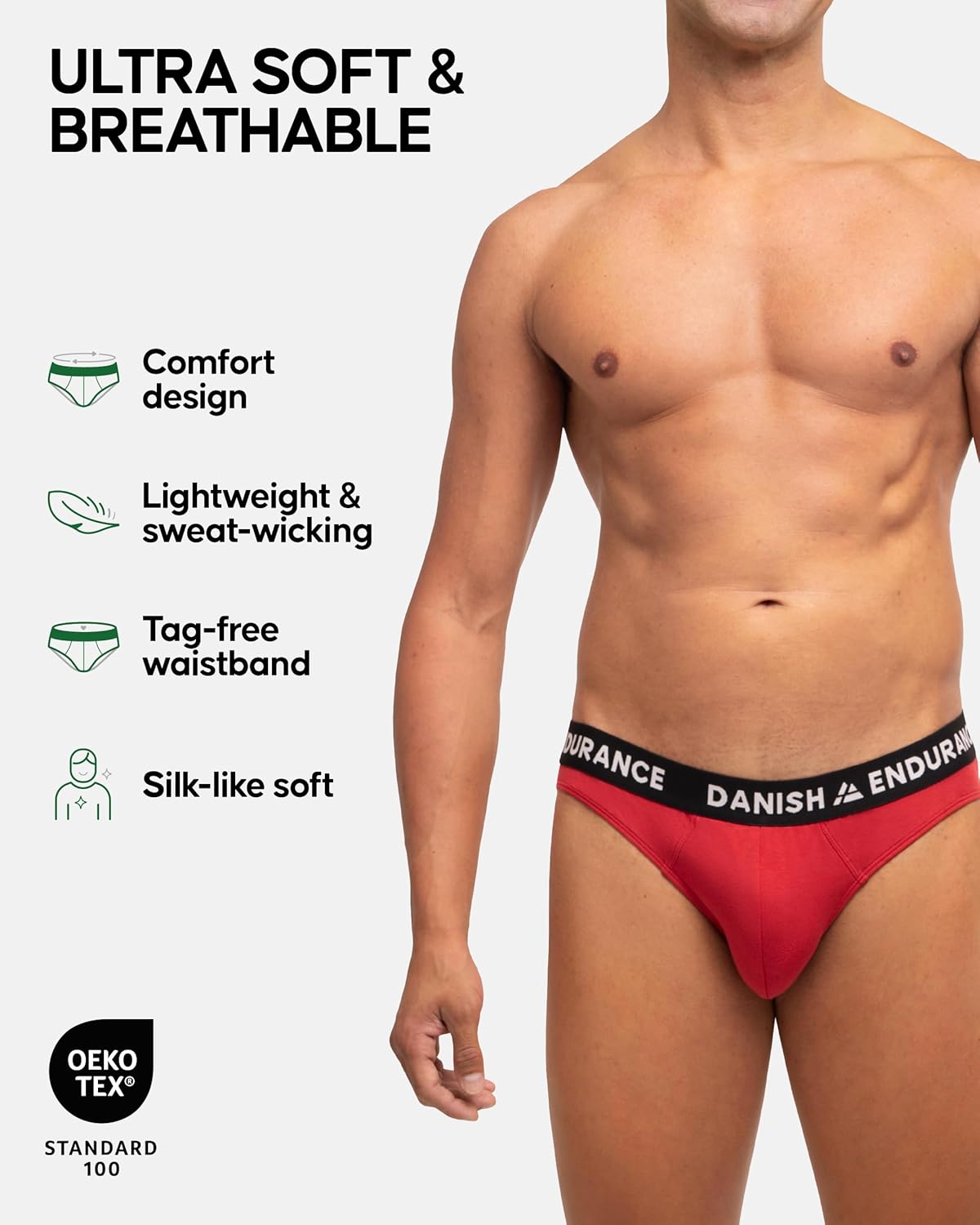 Thumbnail 1 de DANISH ENDURANCE Slips en Bambou – Ultra Doux, Confortables et Respirants, Lot de 6