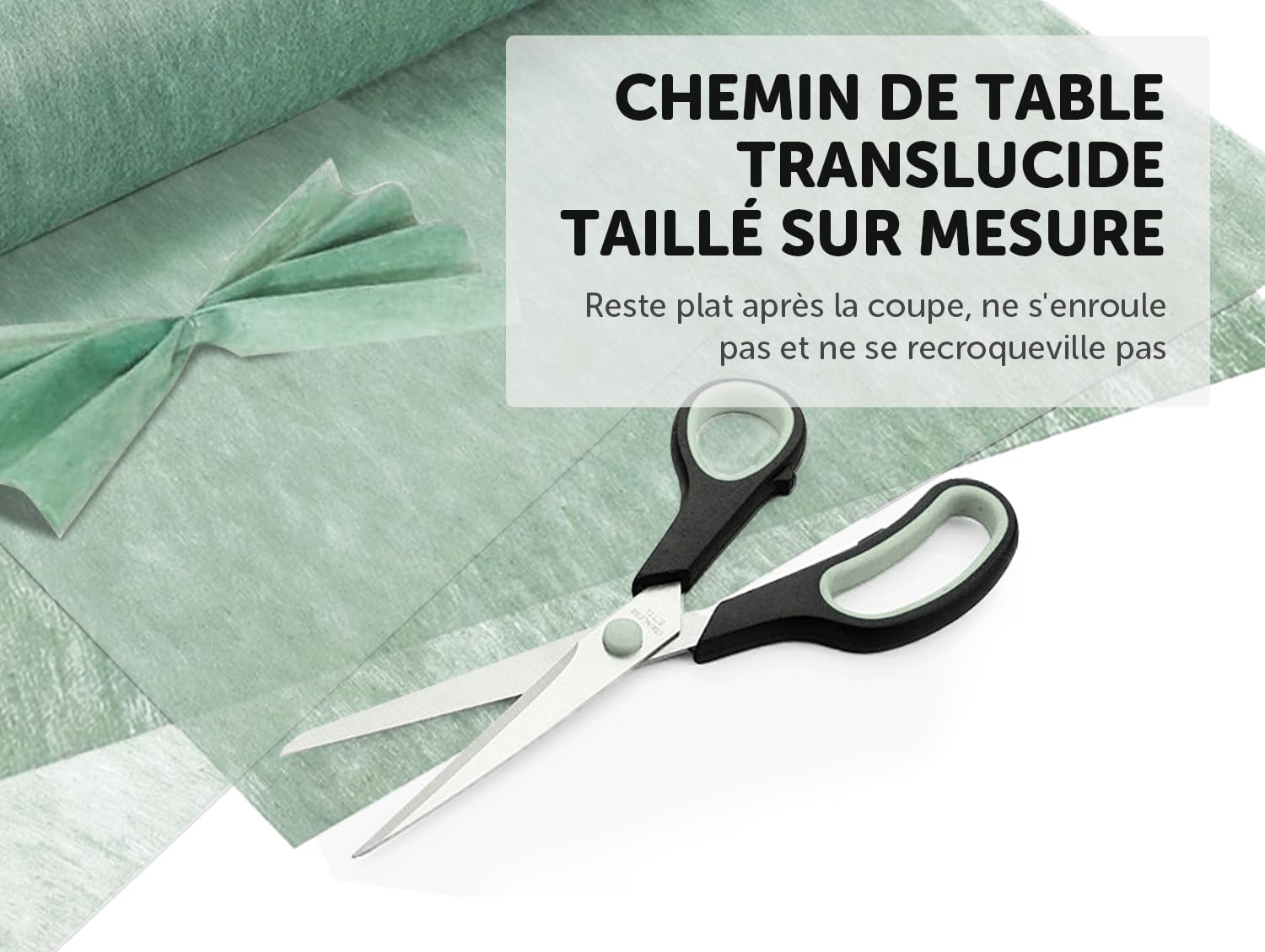Detalle 2 de aboveBed Chemin de Table Vert Eucalyptus 30 cm đ