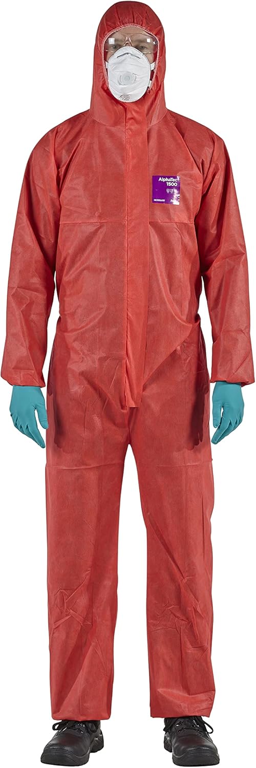 Thumbnail 1 de Ansell AlphaTec Bodysuit Einweg-Overall mit Kapuze 👩🔬