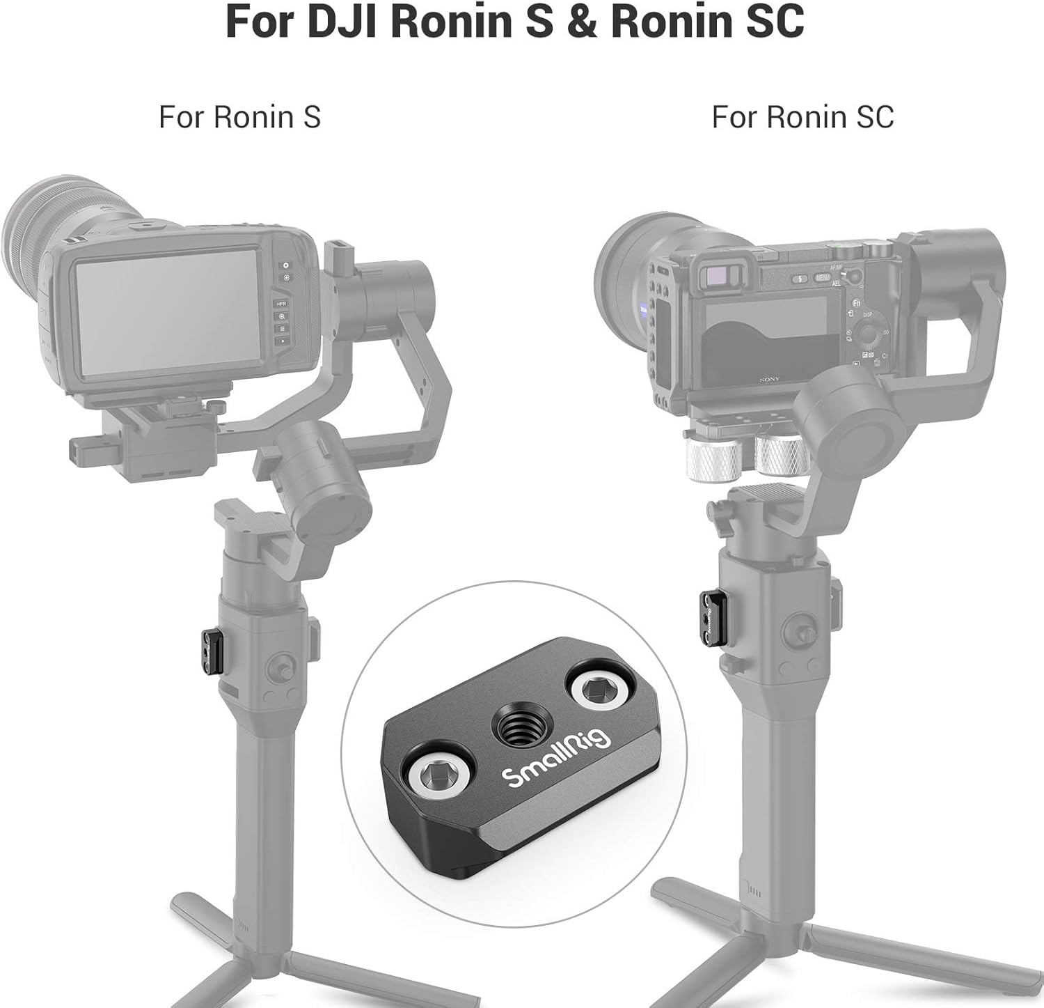 Detalle 2 de SmallRig NATO Rail pour DJI Ronin S/SC 3032