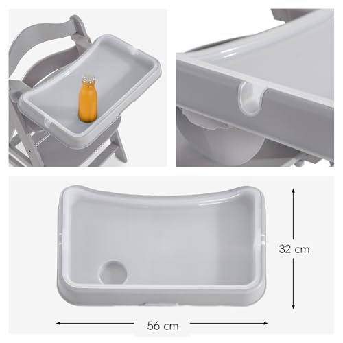 Detalle 1 de hauck Alpha Tray Bandeja regulable y extraíble 6–24 meses 🍽