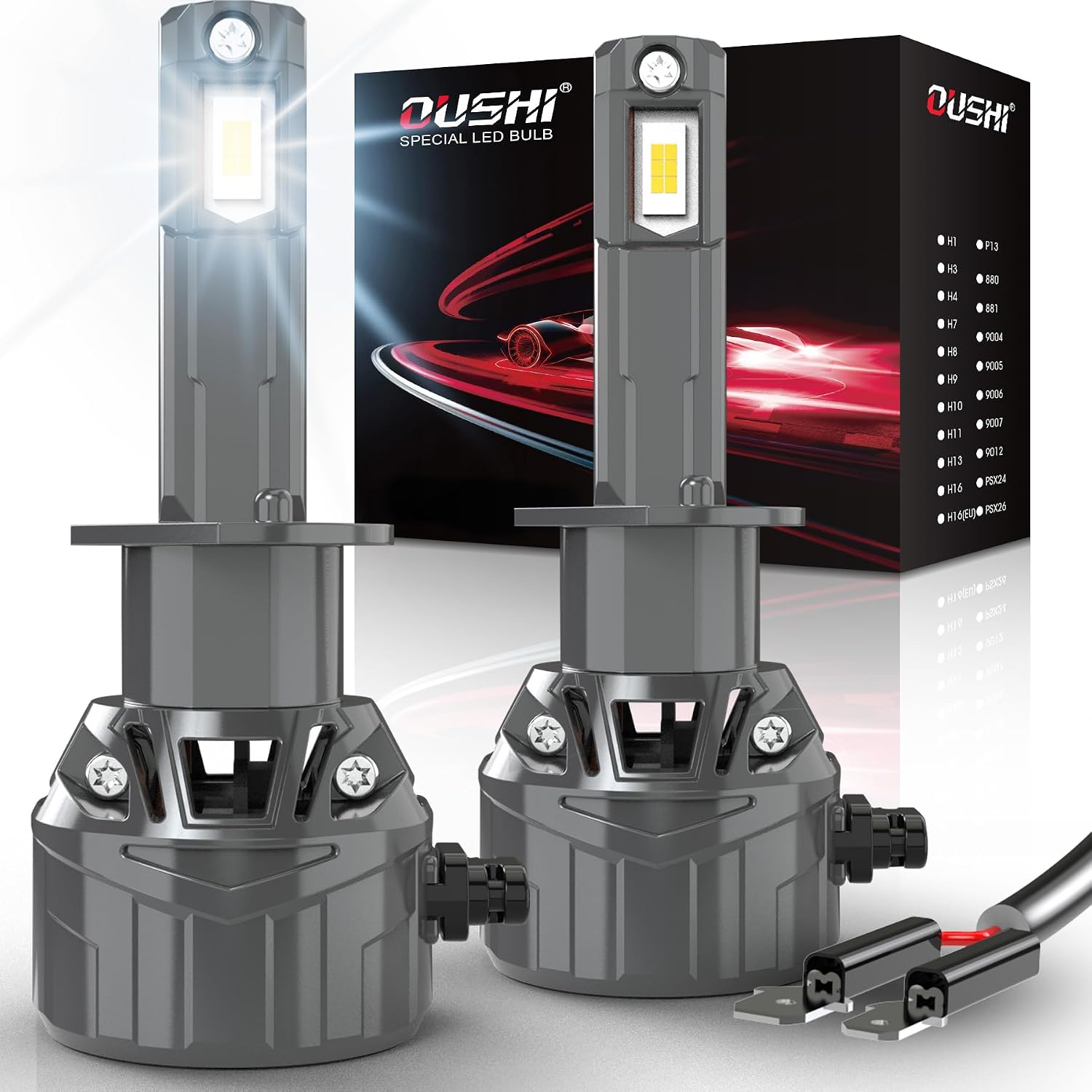 Detalle de OUSHI H1 LED 32.000LM 6000K