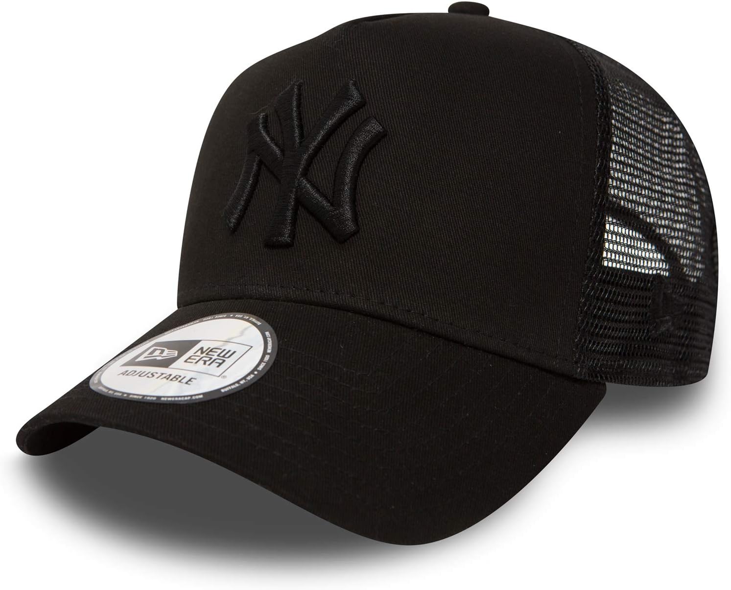 Detalle de New Era Clean Trucker York Yankees Snapback cap – Uomo, Black, OSFA (55.8 cm - 60.6 cm)