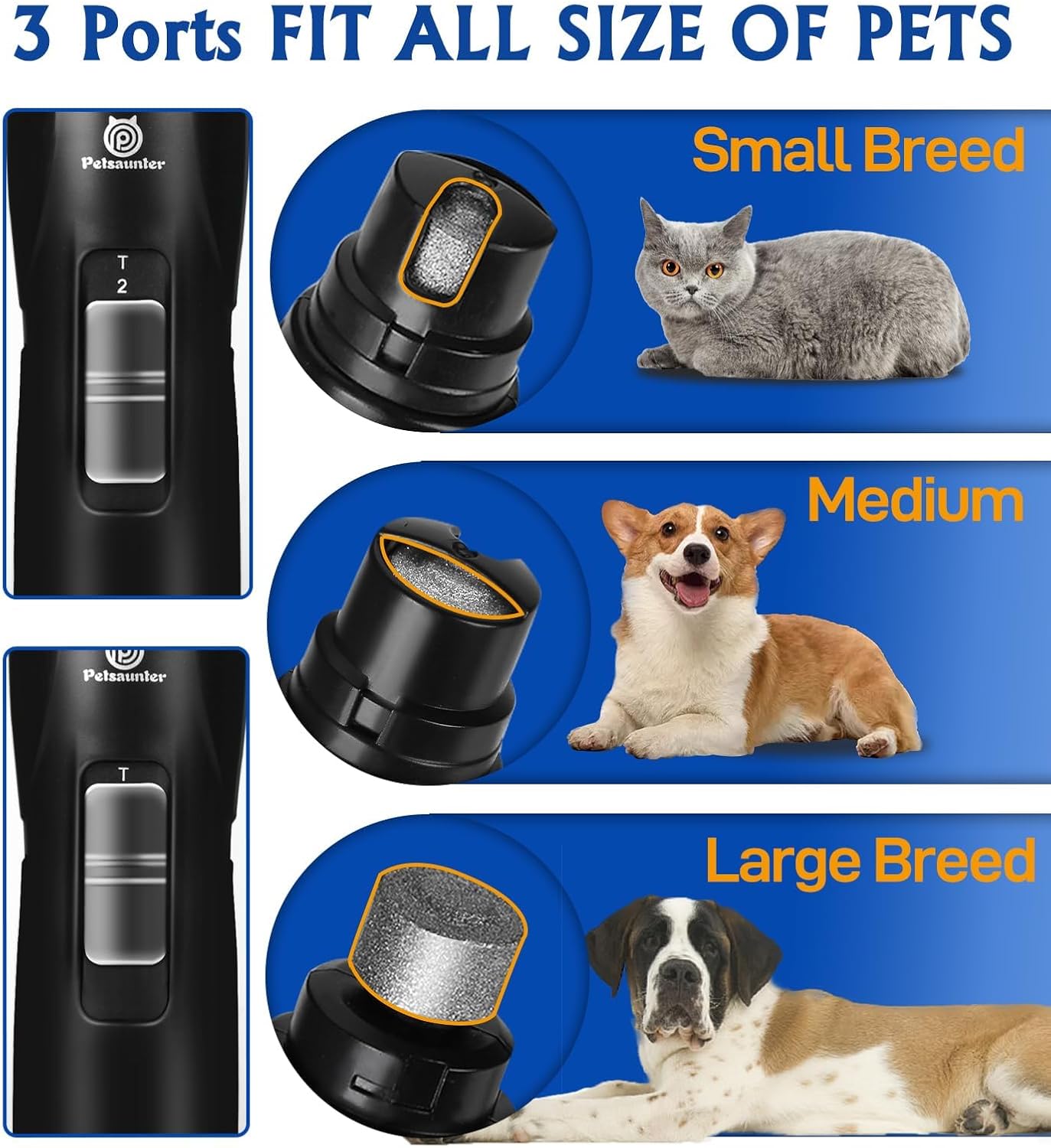 Thumbnail 5 de Petsaunter Dog Nail Grinder 2-Speed with LED