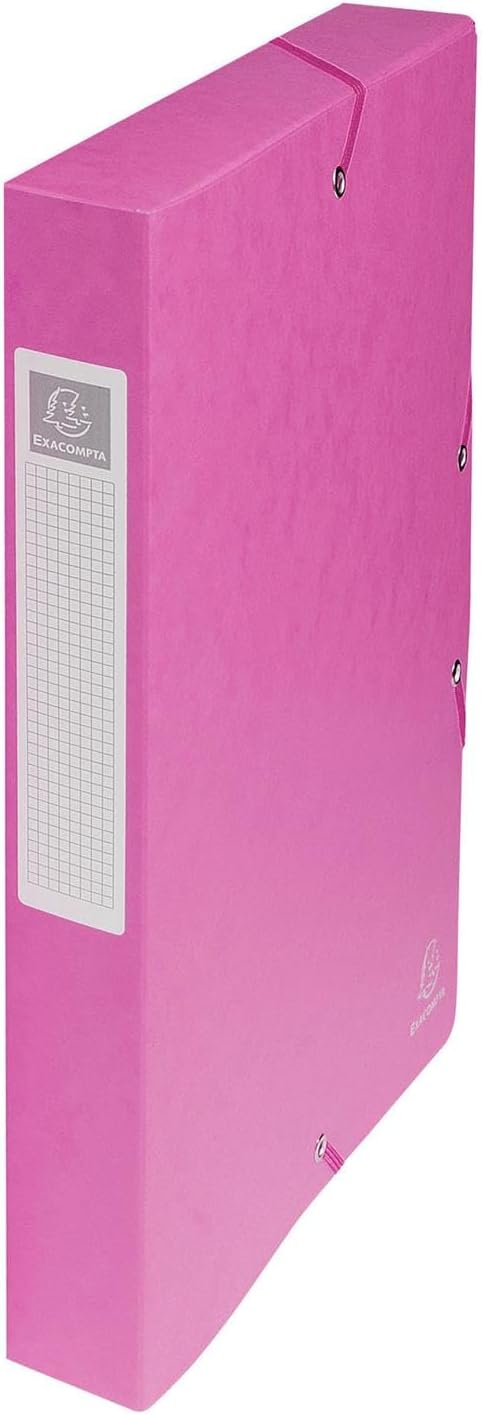 Detalle de Exacompta Exabox 50400E : 8 boîtes de classement avec élastiques pour documents A4