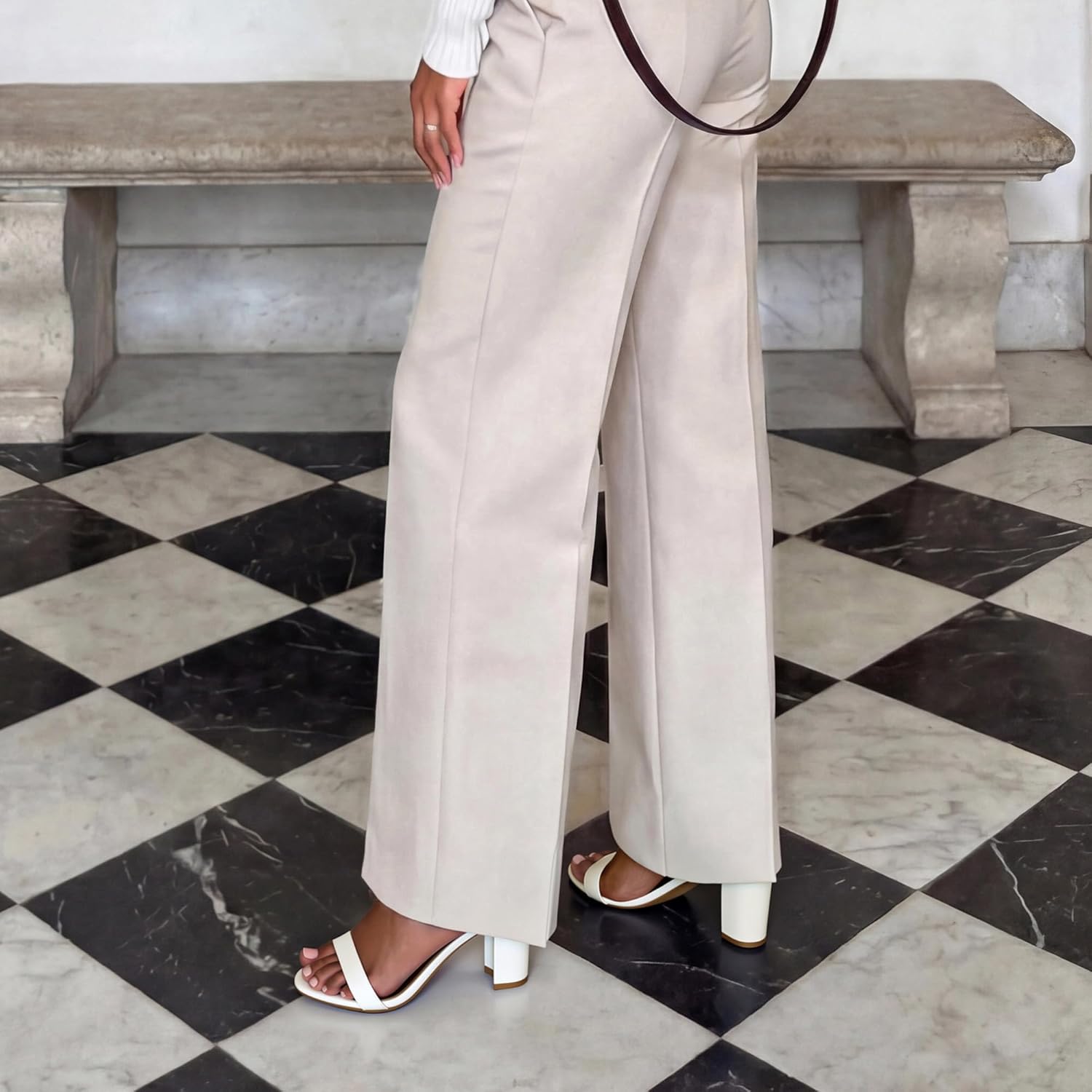 Thumbnail 2 de DREAM PAIRS Women's Chunk Low Heel Pump Sandals