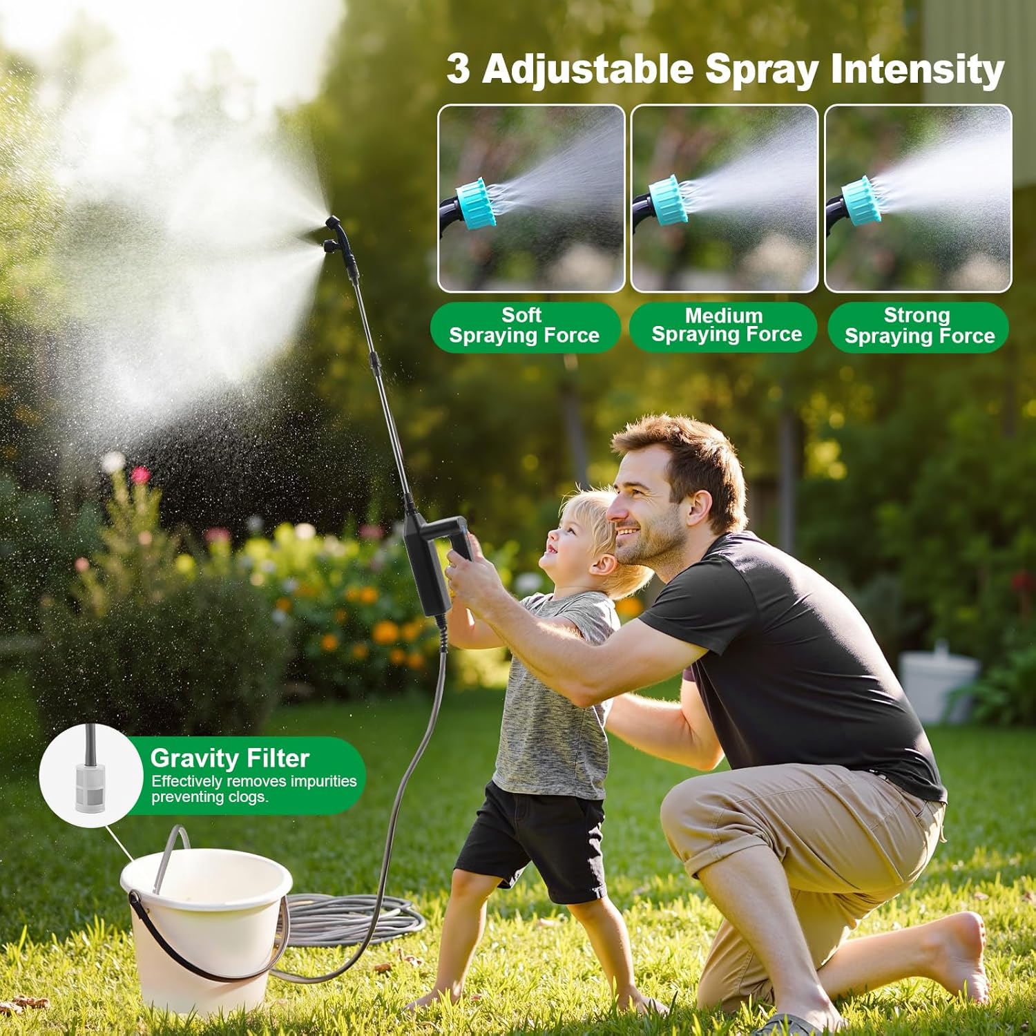 Detalle 2 de SYLSTAR Battery Powered Sprayer 7.4V Garden