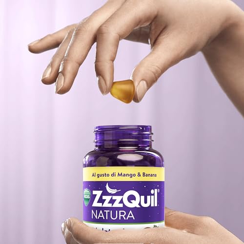 Thumbnail 6 de ZzzQuil Natura Melatonina, integratore in gommose gusto mango e banana, 72 pezzi