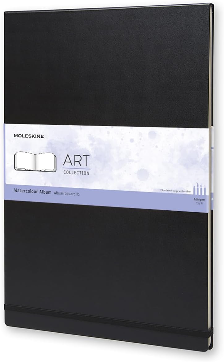 Thumbnail 6 de Moleskine Art Collection Aquarell-Album, 13 x 21 cm, 72 Seiten, Hardcover, schwarz