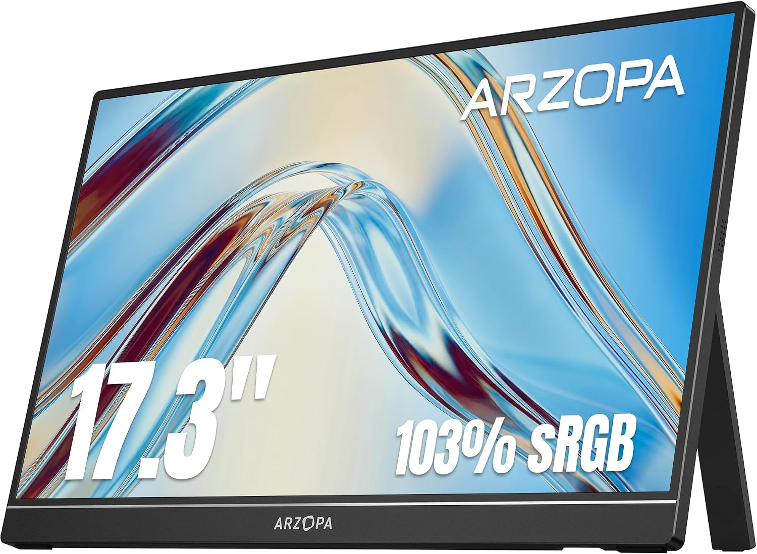 Detalle de ARZOPA A1M 17.3-inch Portable Monitor, Full HD IPS HDR with Kickstand