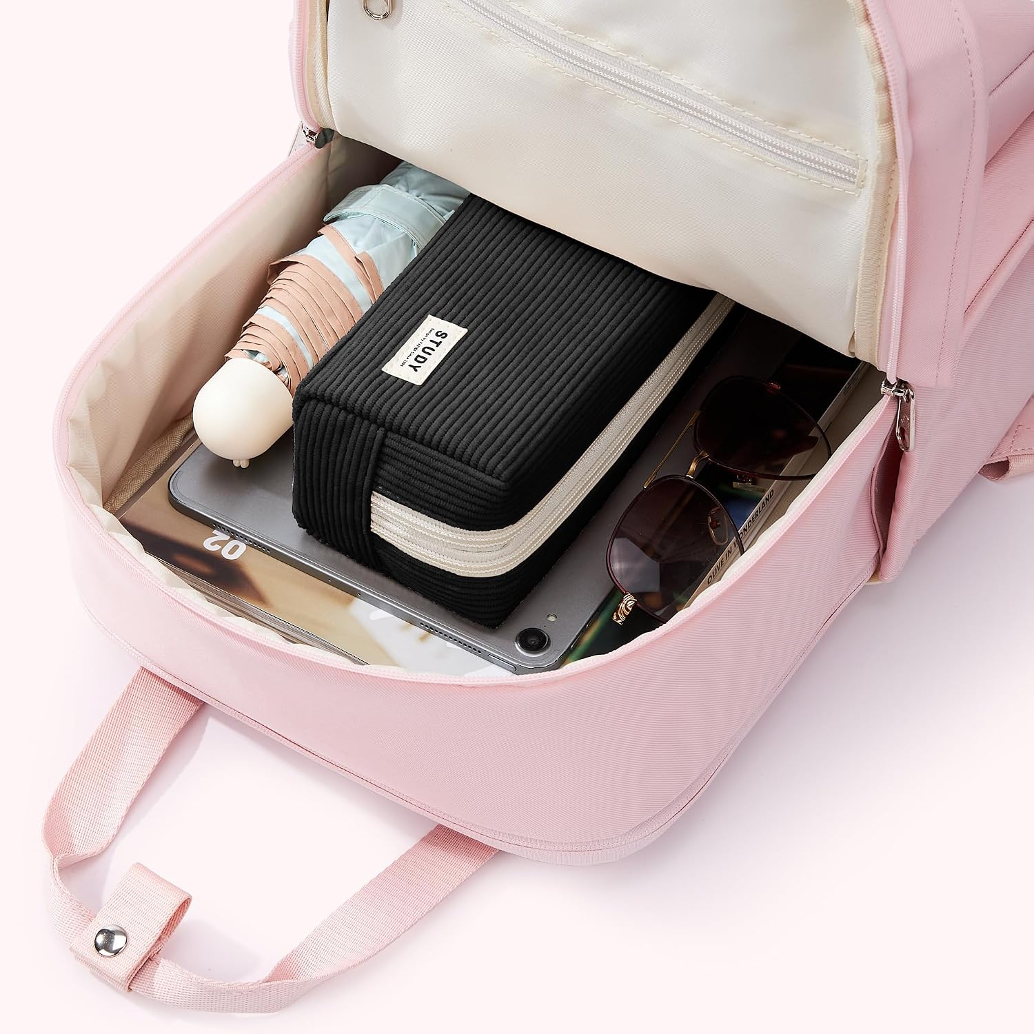 Detalle 2 de KALIDI Mäppchen Federmäppchen mit doppeltem Reißverschluss – Pencil Case für Mädchen, Teenager & Erwachsene