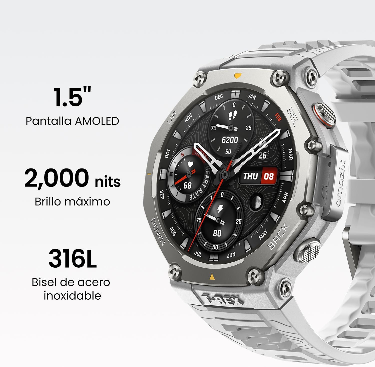 Thumbnail 3 de Amazfit T-Rex 3 Reloj Deportivo GPS 🌟 27 Días Batería