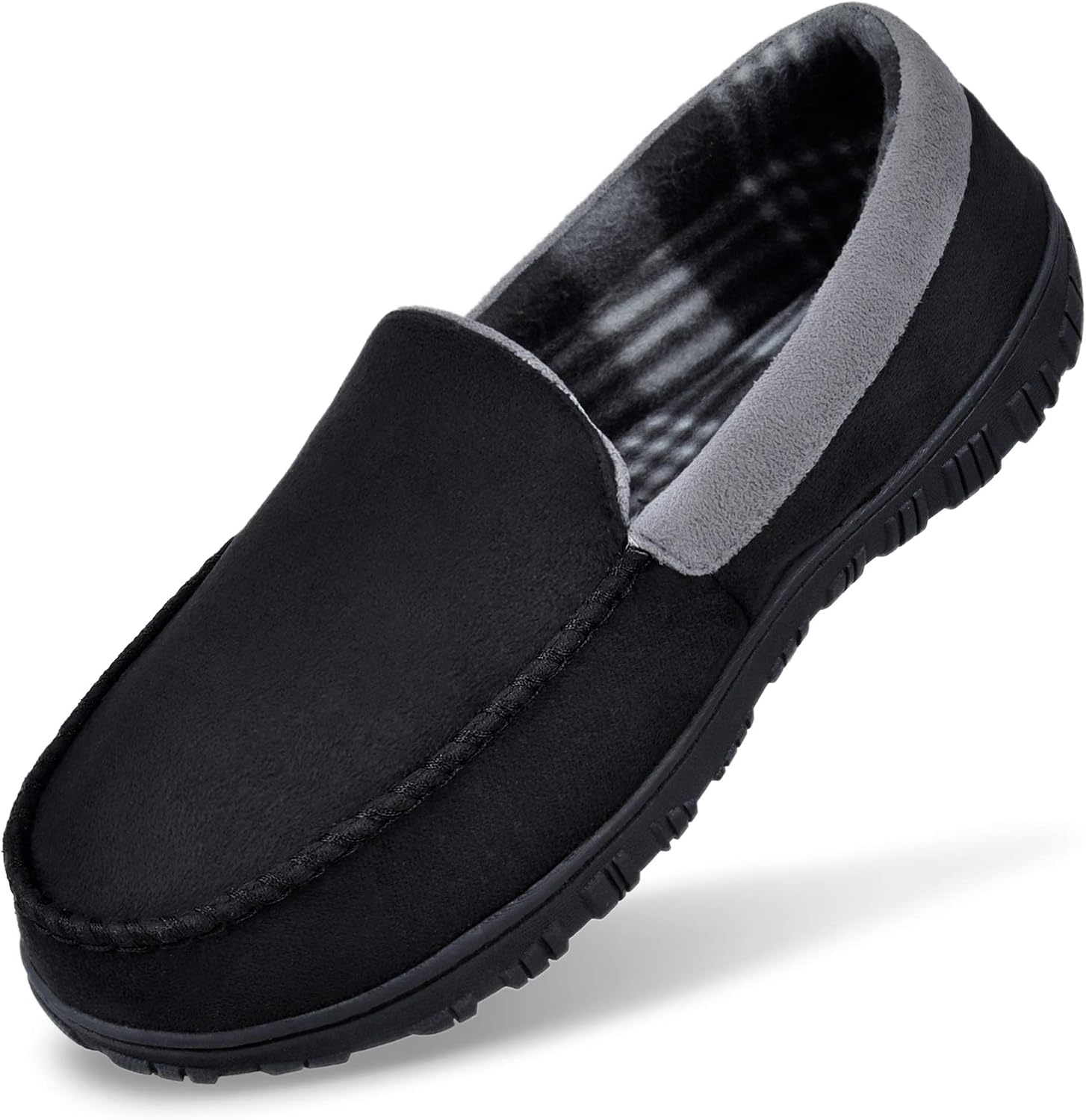 Thumbnail 6 de MIXIN Men's Cozy Moccasin Slippers, Memory Foam