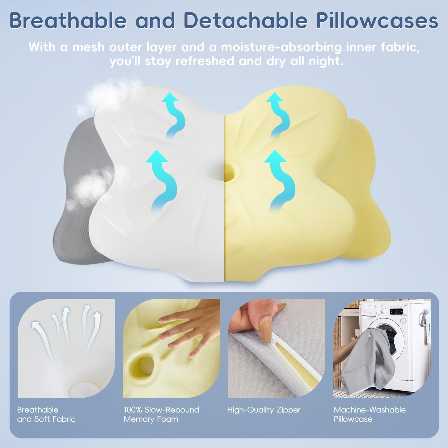 Thumbnail 4 de Fyova Cervical Neck Pillow 2 Heights