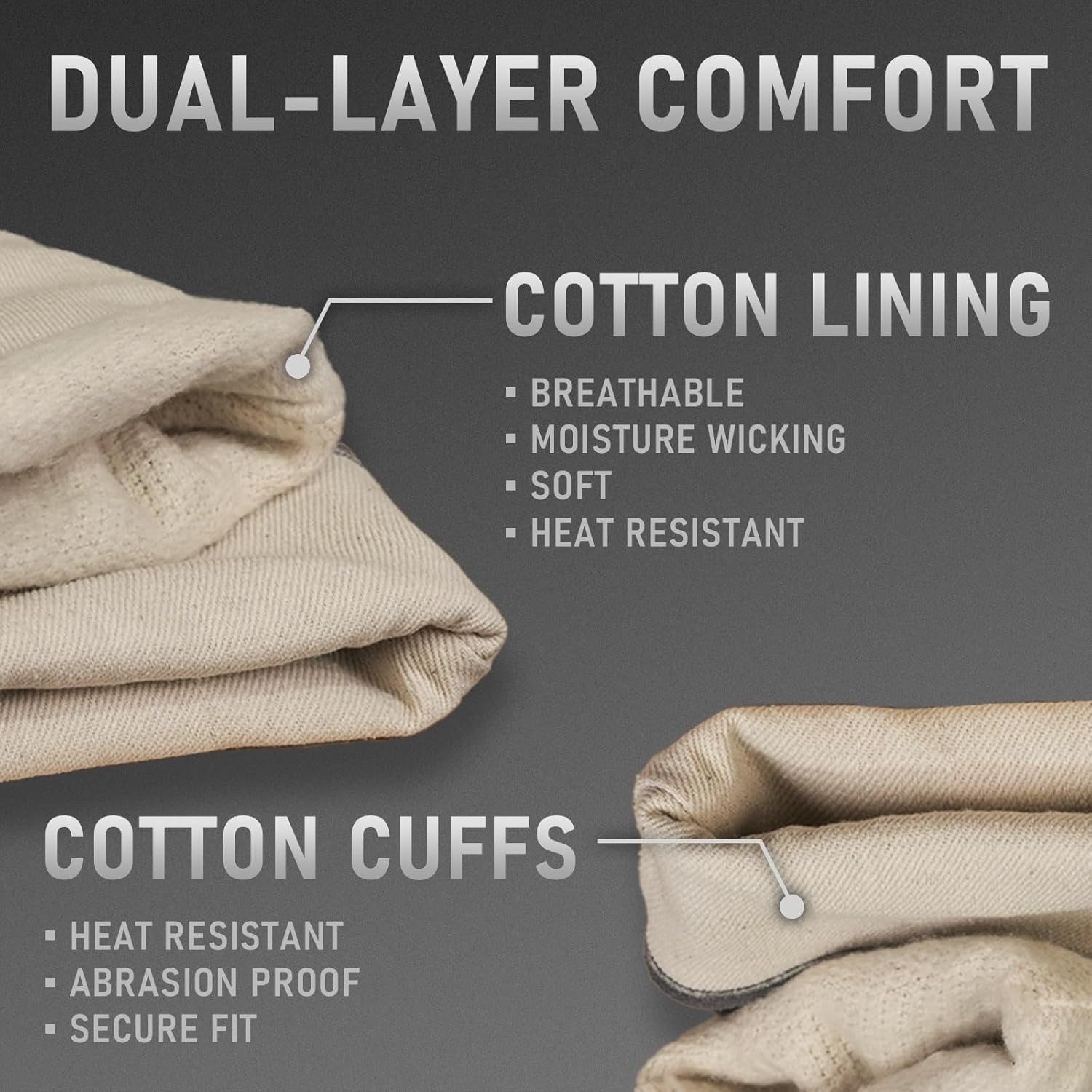 Thumbnail 4 de Gants de Soudeur MIG en Cuir 35 cm YESWELDER – protection renforcée et polyvalence