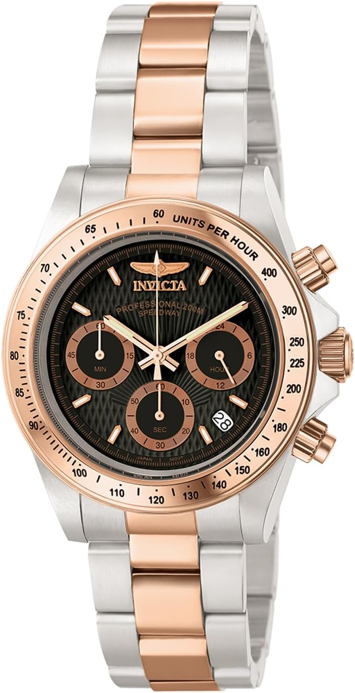 Detalle de Invicta Speedway Edelstahl Herren Quarzuhrwerk – 39 mm
