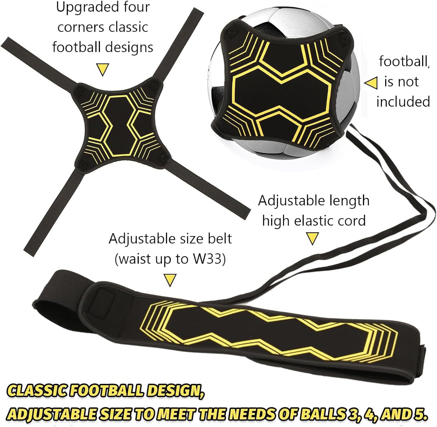 Detalle 2 de xuntuo Football Kick Trainer: Hands‑free solo practice for players of all levels