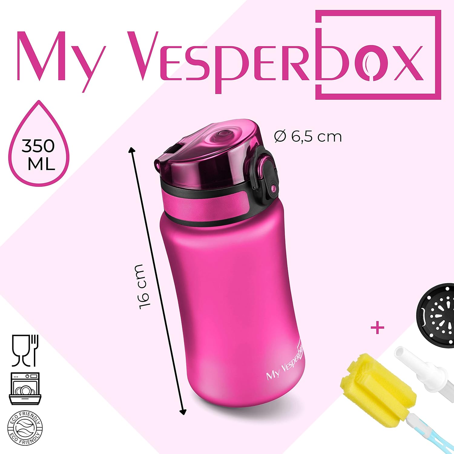 Thumbnail 1 de My Vesperbox Trinkflasche Kinder 350ML 📗