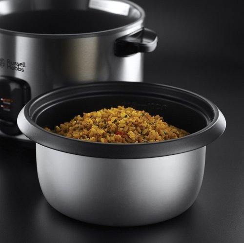 Thumbnail 3 de Russell Hobbs Cuociriso 1,8 L 700 W, 10 Tazze, Antiaderente con accessori inclusi – acciaio inox
