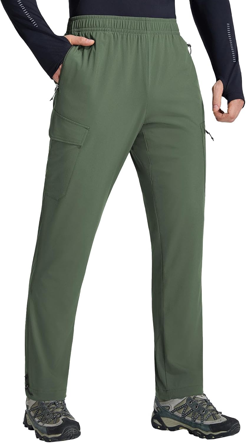 Detalle de Baleaf Men's Hiking Pants, Fleece-Lined