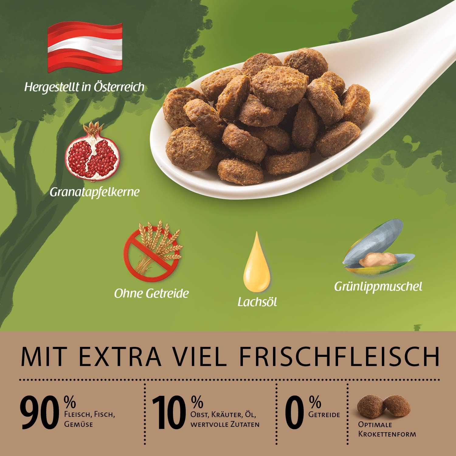 Detalle de GranataPet Mini Royal Lamm – Getreidefreies Trockenfutter für kleine Hunde (1 kg)