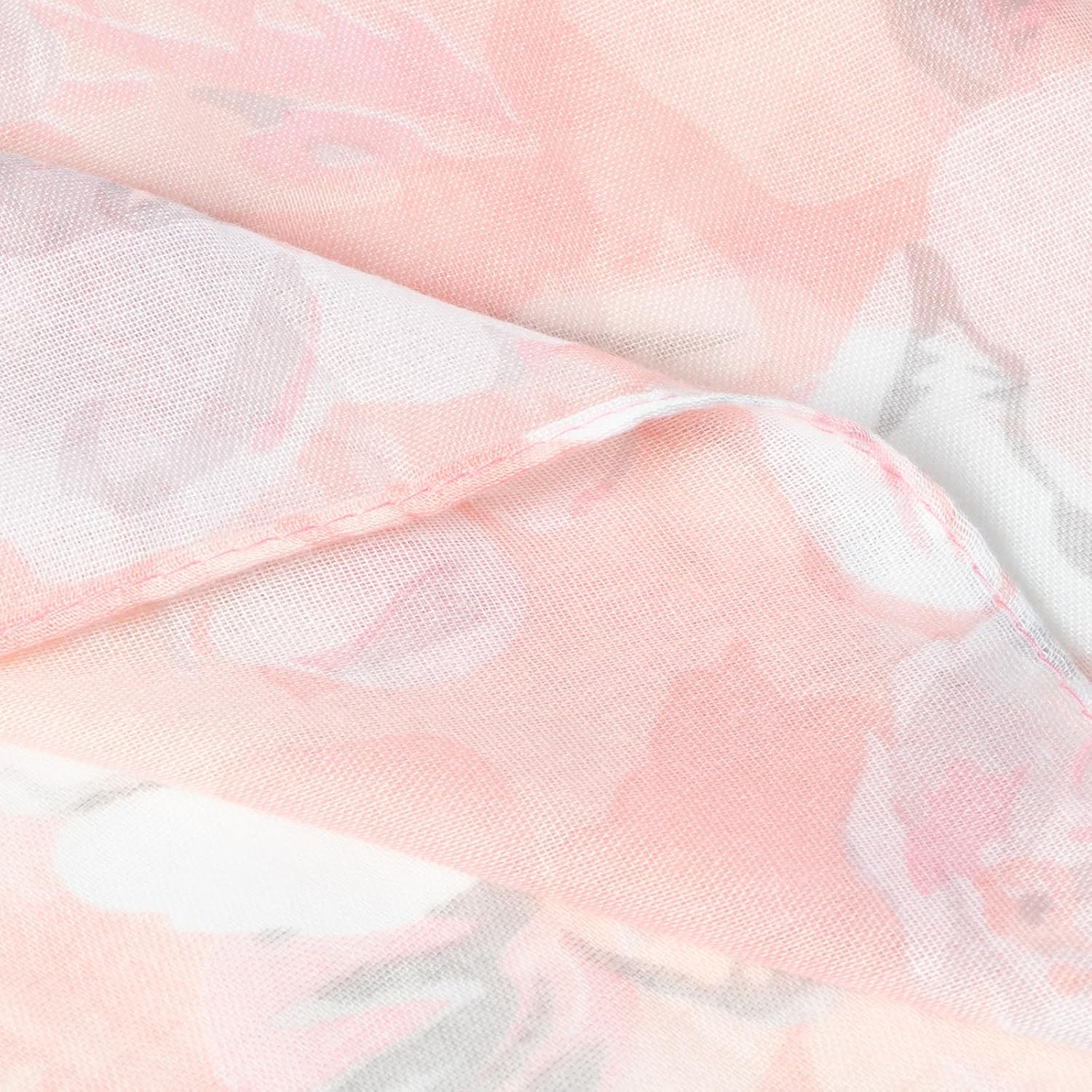 Detalle de RIIQIICHY foulard donna in poliestere 180x90 cm, grande e leggero: pashmina primaverile elegante