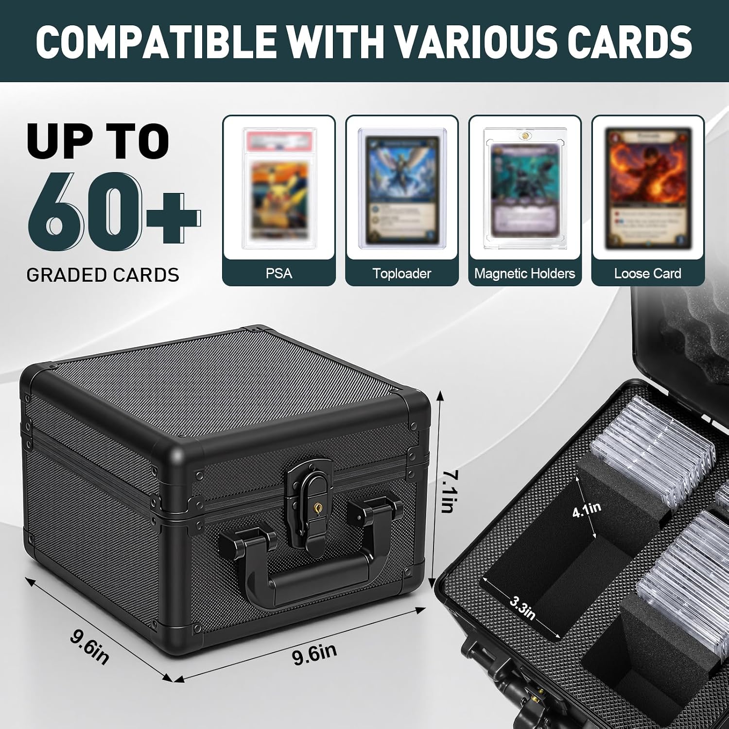 Detalle 2 de Astrell Graded Card Storage Box for 60+ Slabs