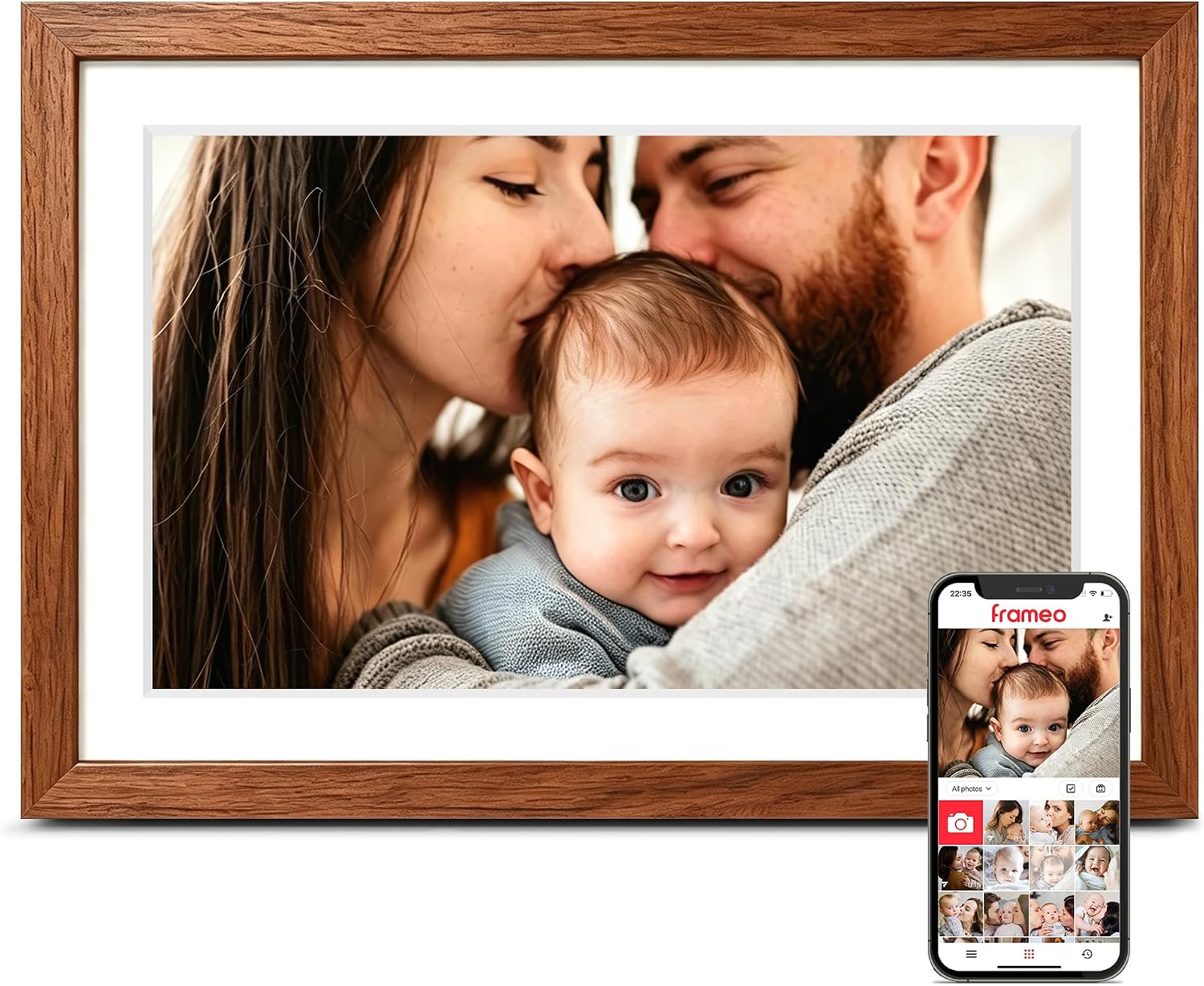 Detalle de Pastigio WiFi Digital Picture Frame, 32GB