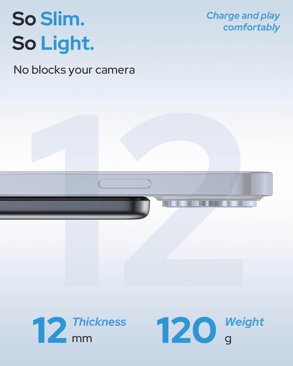 Thumbnail 3 de for Magsafe Power Bank, 5000mAh Slim Wireless Portable Charger