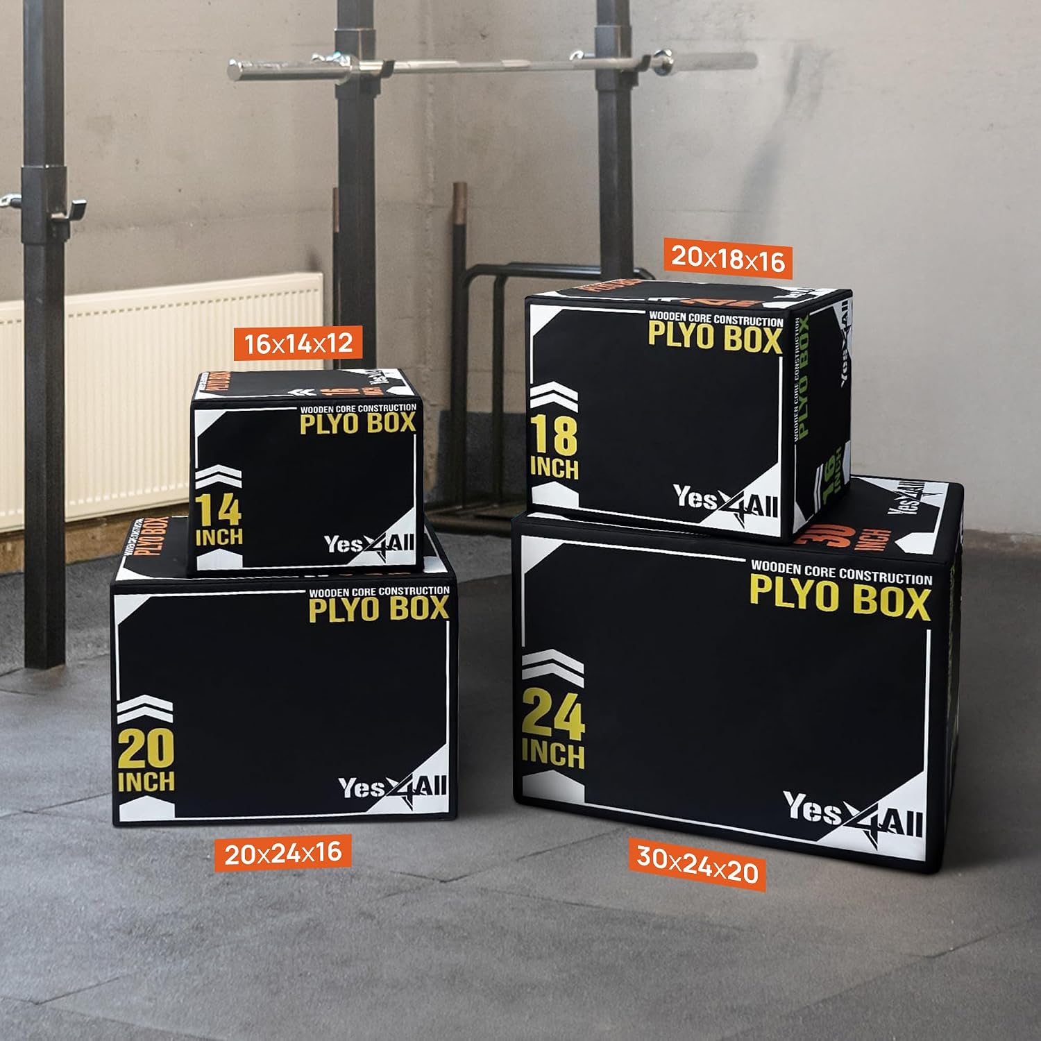Detalle de Yes4All Plyo Box with Wooden Core