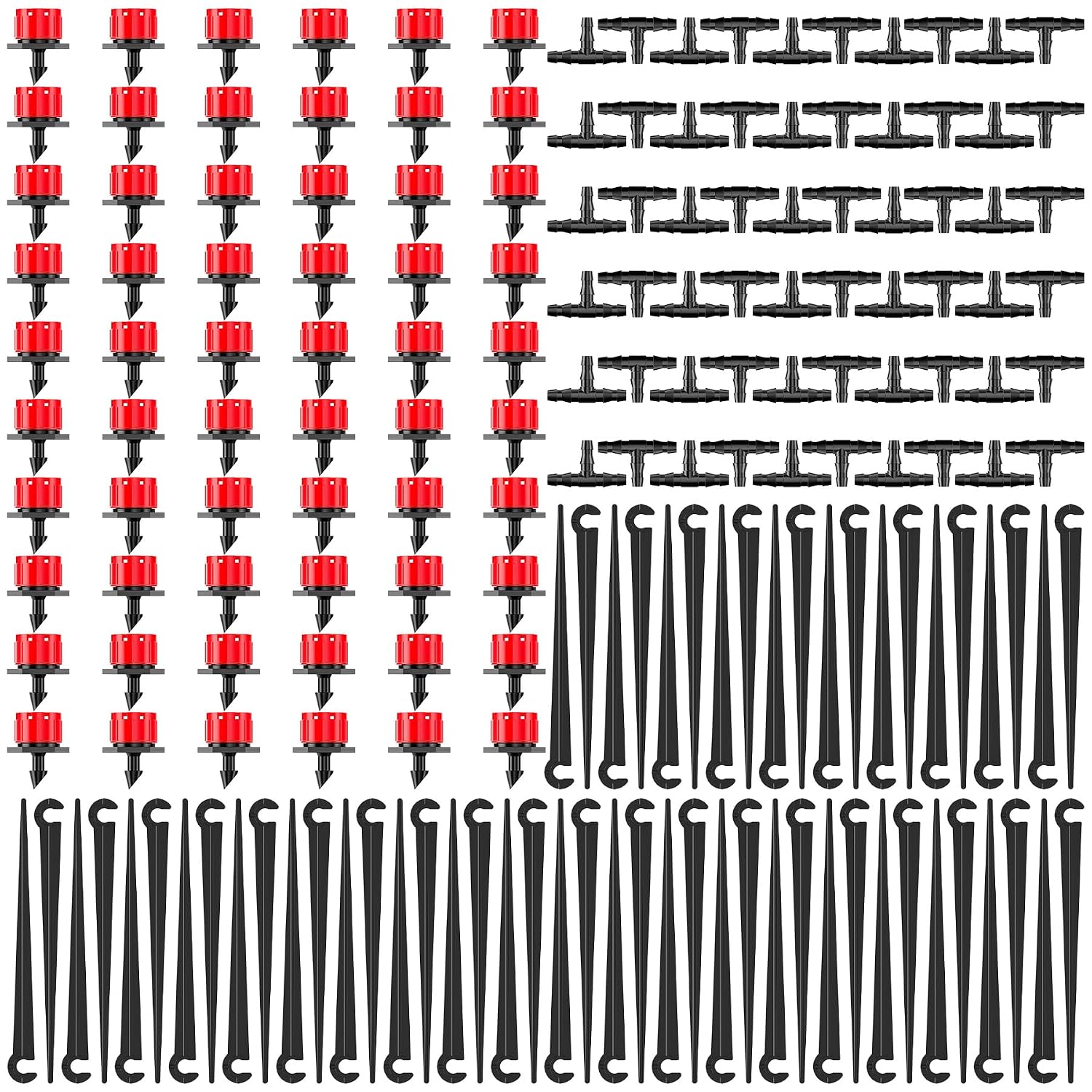 Detalle de Forever Speed 180PCS droppbevattningsset med 60 justerbara droppmunstycken
