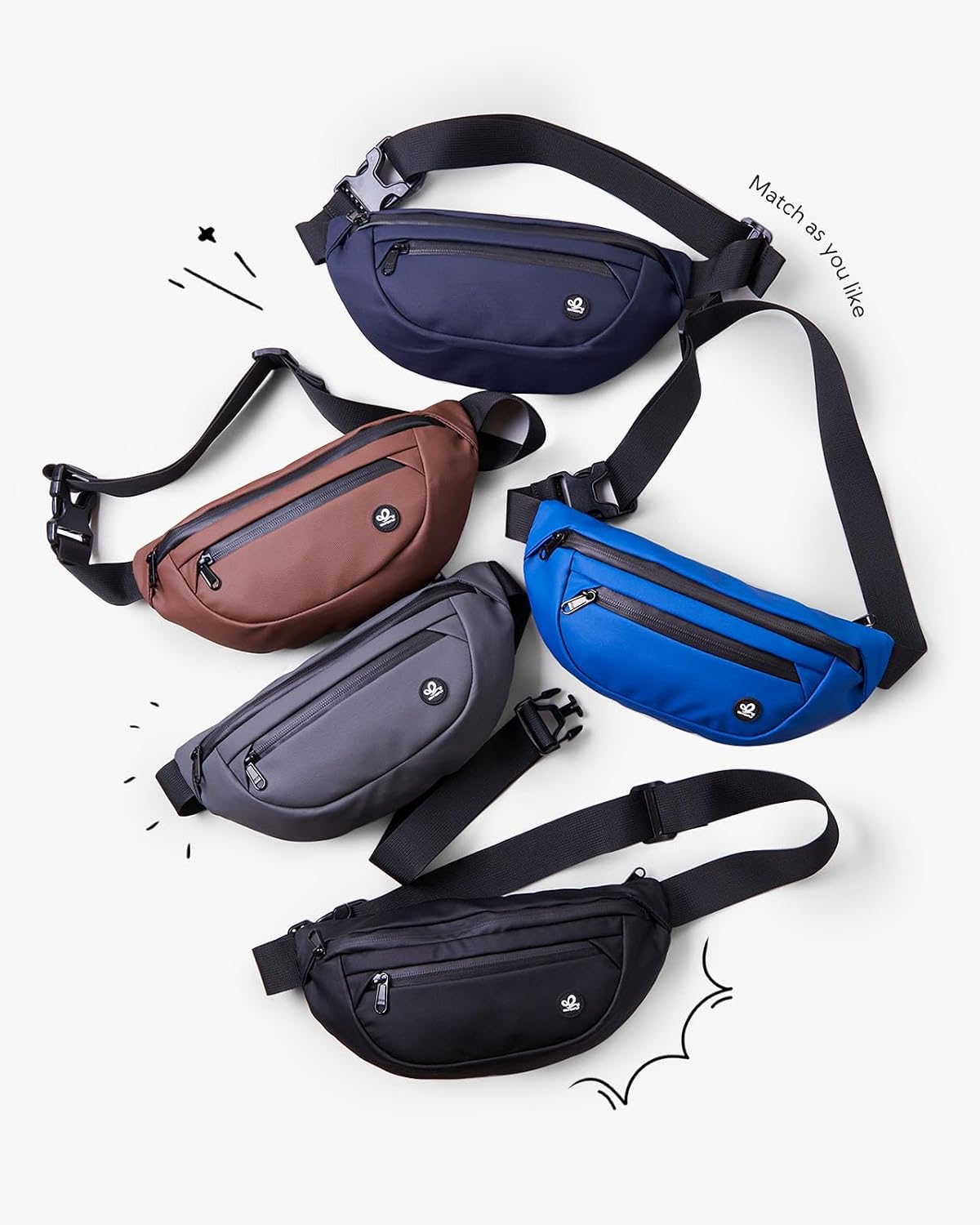 Thumbnail 6 de WATERFLY Bauchtasche Gürteltasche Sport Klein – Leichte, vielseitige Hipbag für Outdoor & Reisen