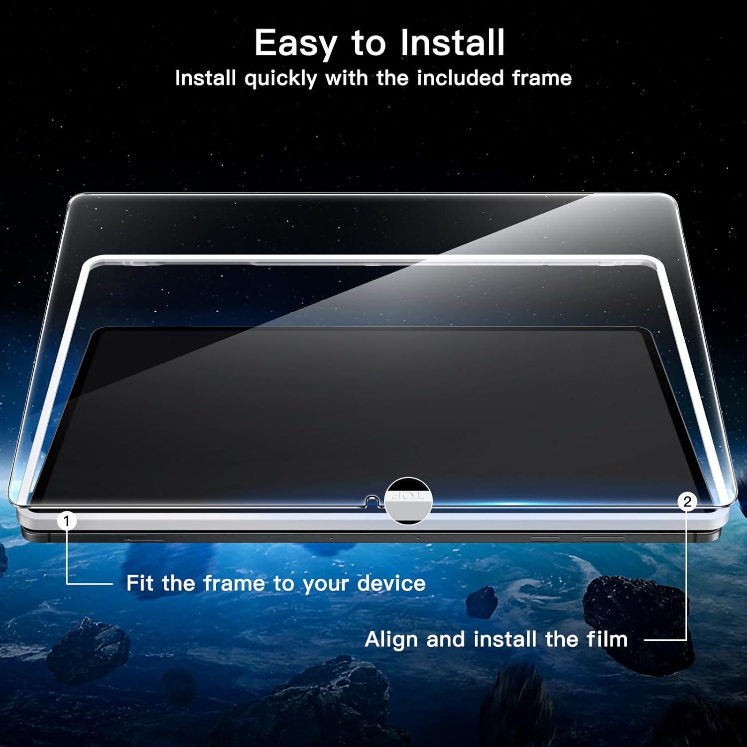 Detalle de JETech Schutzfolie Samsung Galaxy Tab S11 Ultra 14,6"